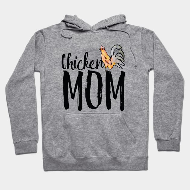 Chicken Mom Hoodie by bubbsnugg